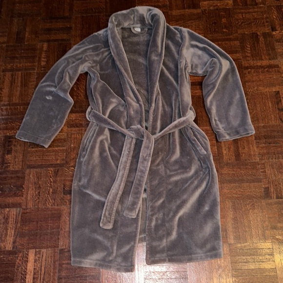 Restoration Hardware | Intimates & Sleepwear | Rh Dark Grey Robe M ...